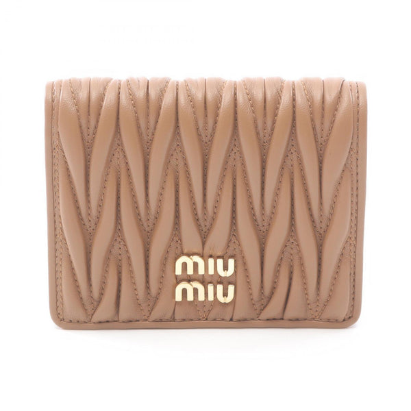 Miu Miu MATELASSE Leather Wallet