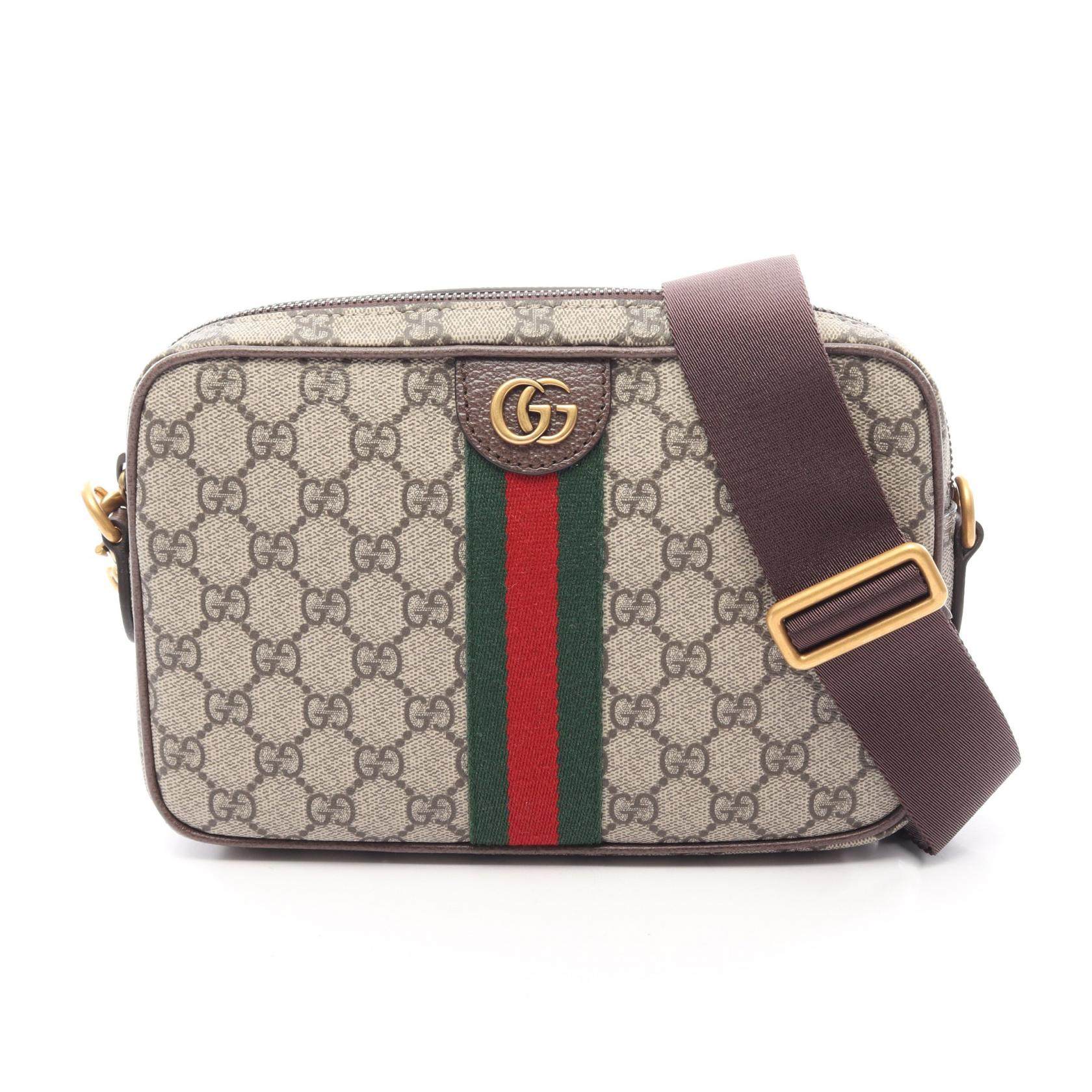 Gucci Ophidia GG Supreme Coated Canvas 2way Crossbody Bag