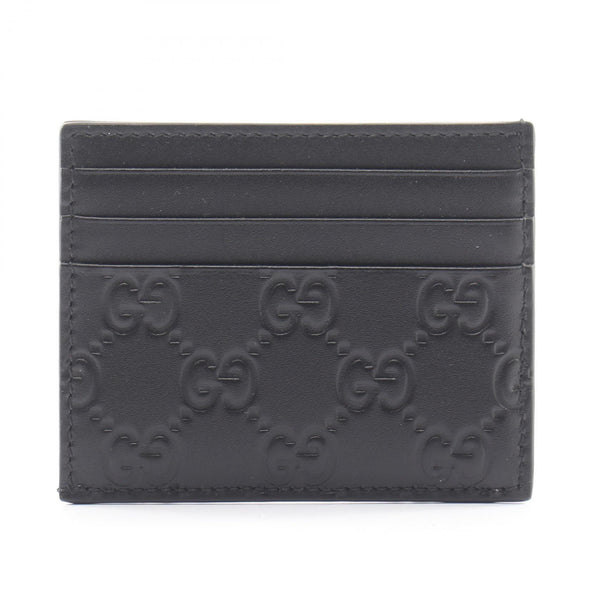 Gucci GG Emblem Leather Card Case