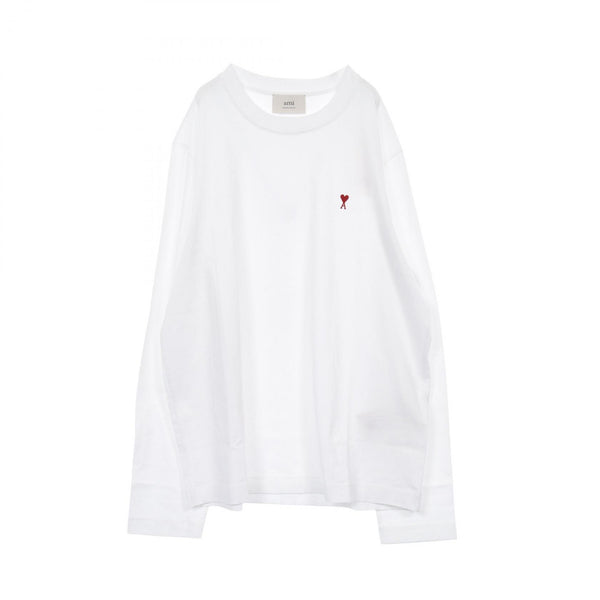 AMI Cotton Long Sleeve Top