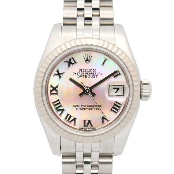 ROLEX Datejust Au750 White Gold Stainless Steel