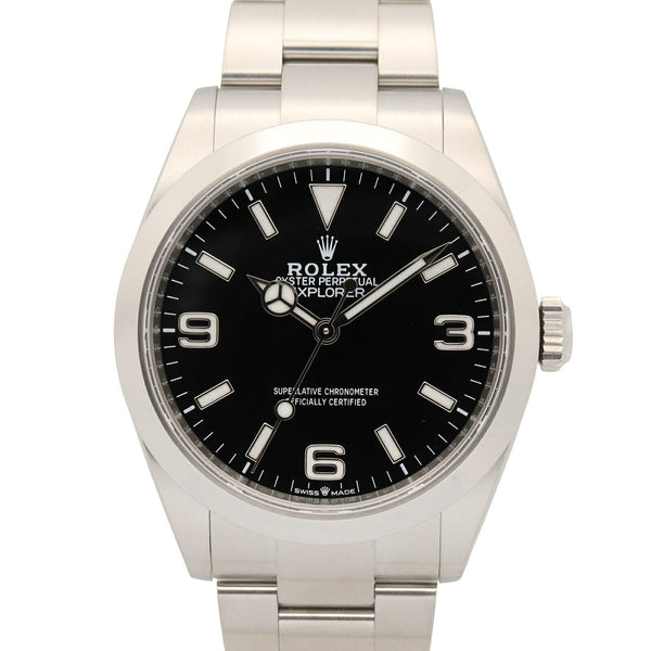 Rolex Explorer I Stainless Steel Men Watch