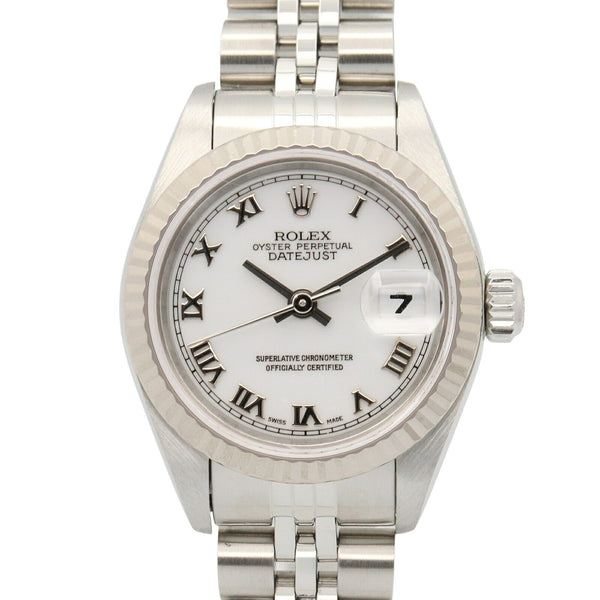 Rolex Datejust Au750 White Gold Stainless Steel