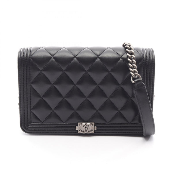 CHANEL Boy Chanel Lambskin Shoulder Bag