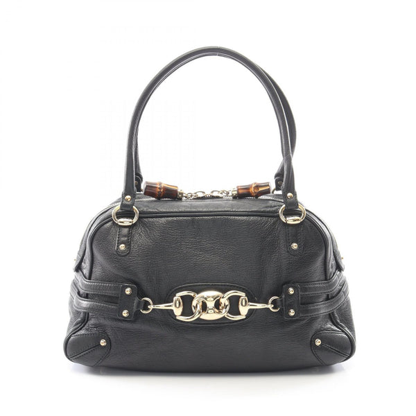 Gucci Bamboo Horsebit Leather Handbag