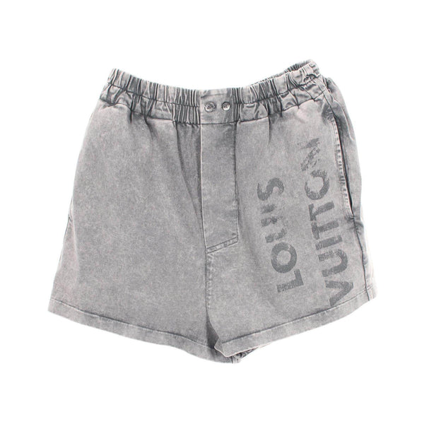 Louis Vuitton Logo Cotton Shorts