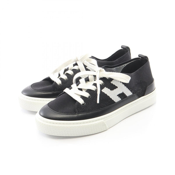 Hermes Deep Fabric Leather Sneakers