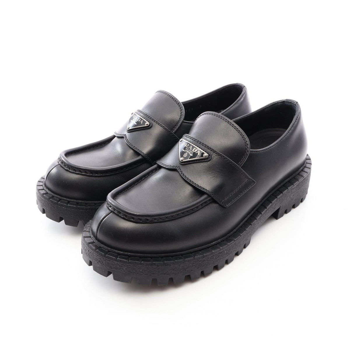 PRADA Leather Loafers