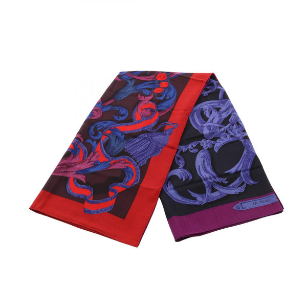 Hermes Carre Geant140 LA MORS A LA CONETABLE Silk Cashmere Scarf