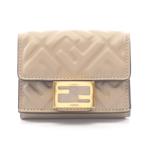 FENDI Baguette Leather Wallet