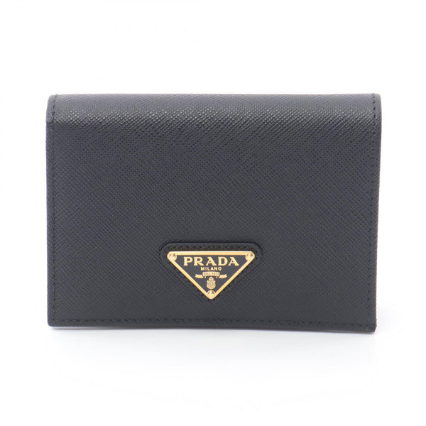 Prada SAFFIANO TRIANG Leather Wallet