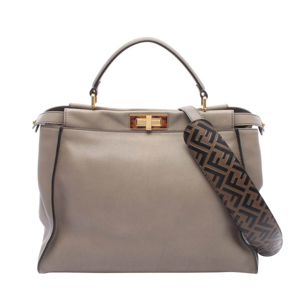 Fendi Peekaboo Large Leather Handbag