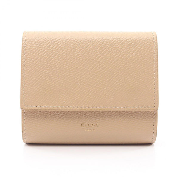 CELINE Small Tri-fold Wallet Leather Wallet