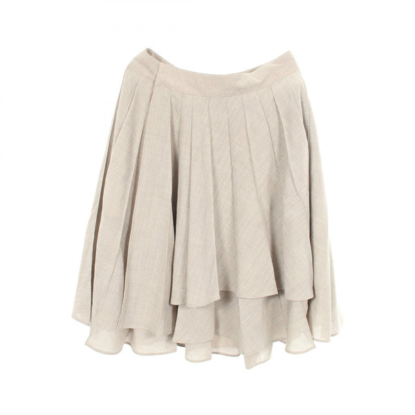 FOXEY Pleated Knit Skirt