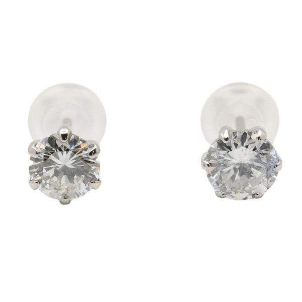 JEWELRY Pt900 Platinum Diamond Earrings