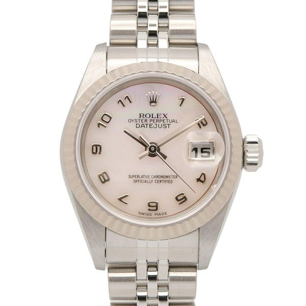 ROLEX Datejust Au750 White Gold Case Watch