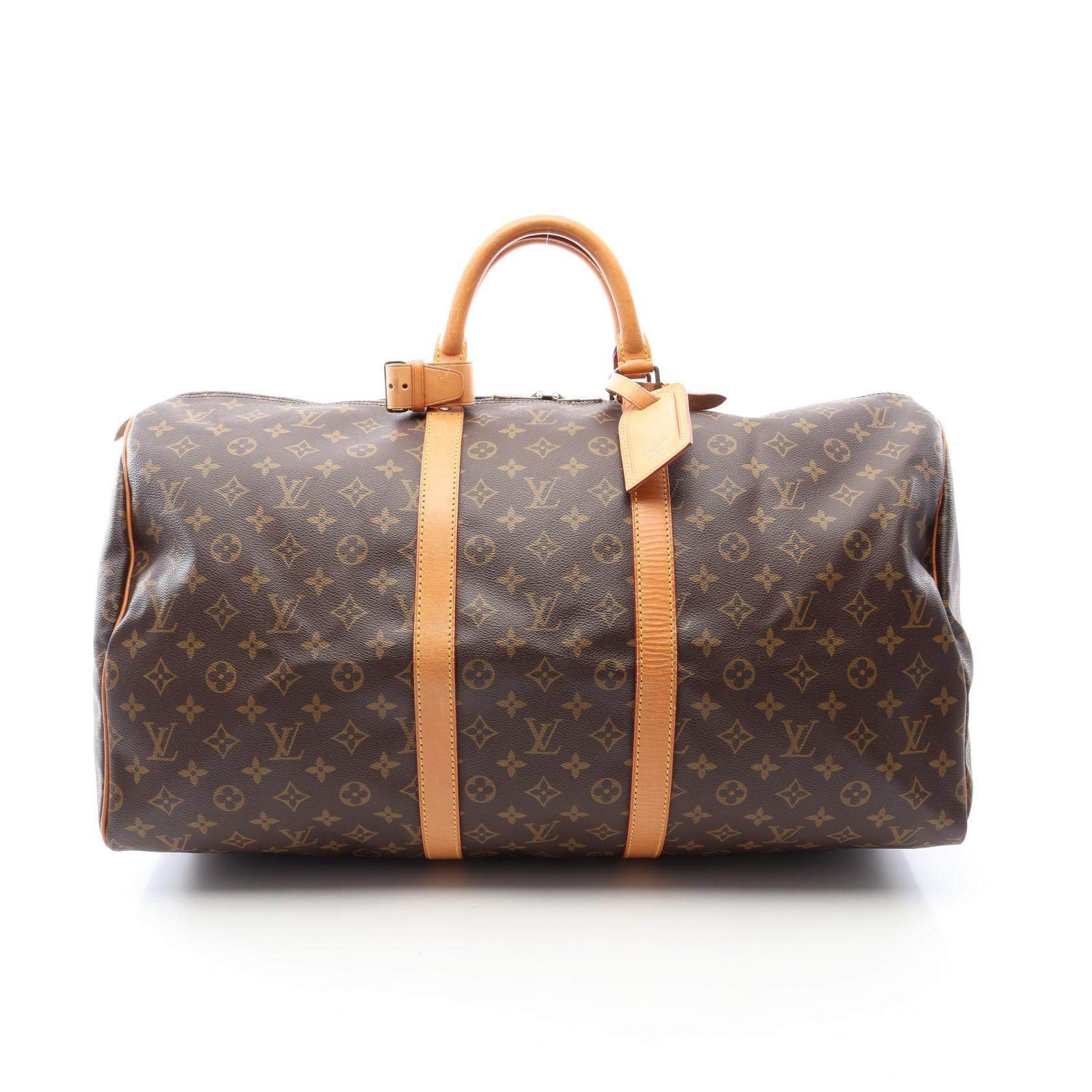 Louis Vuitton Keepall 55 Monogram Boston Bag