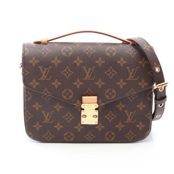 Louis Vuitton Pochette Metis Monogram Coated Canvas 2way Handbag