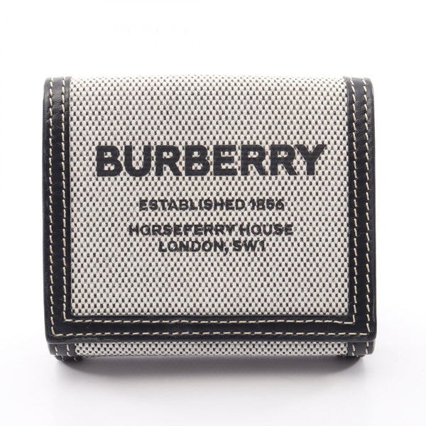 Burberry Horseferry Leather Trifold Wallet