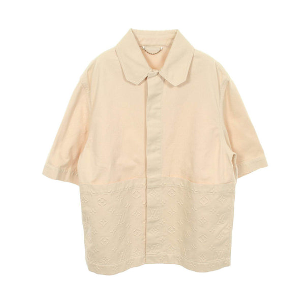 Louis Vuitton Emboss LV Logo Work Cotton Top