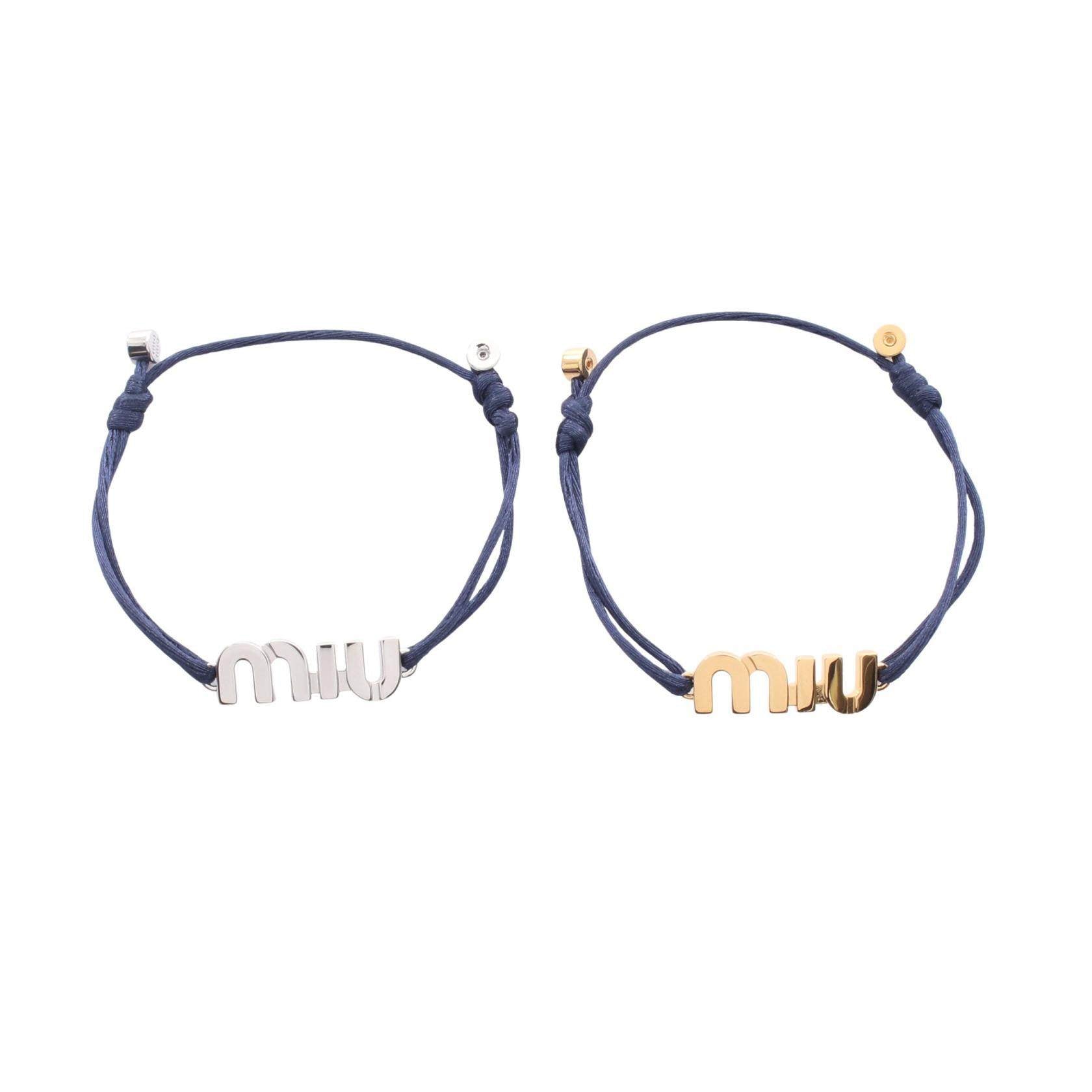 Miu Miu Logo Bracelet Set
