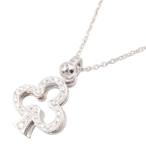 WALTHAM Clover Au750 Diamond Necklace