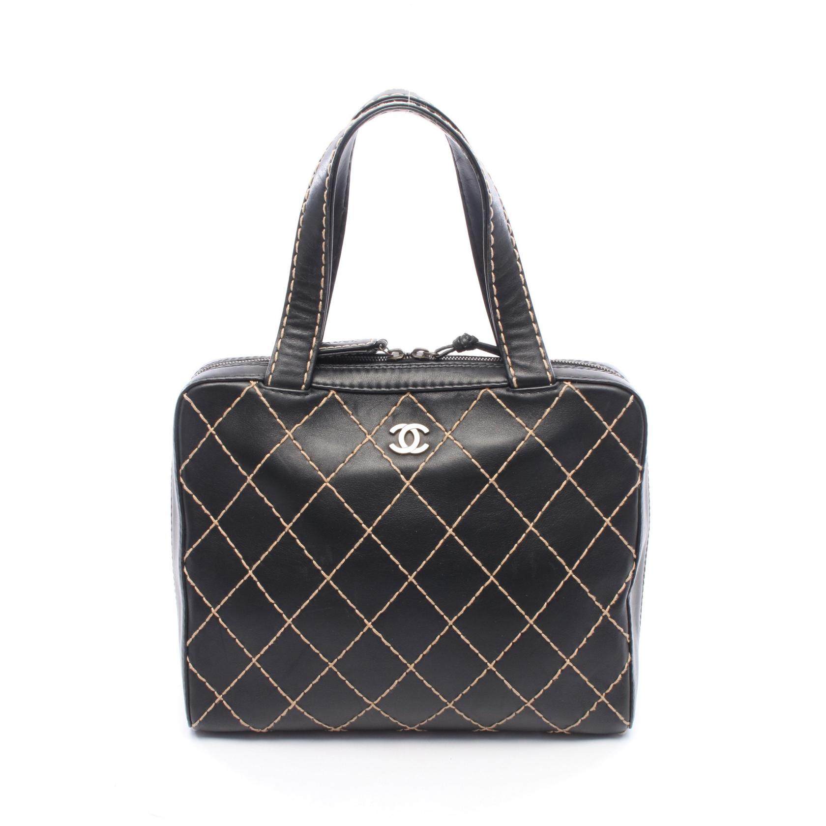 Chanel Wild Stitch Leather Tote Bag