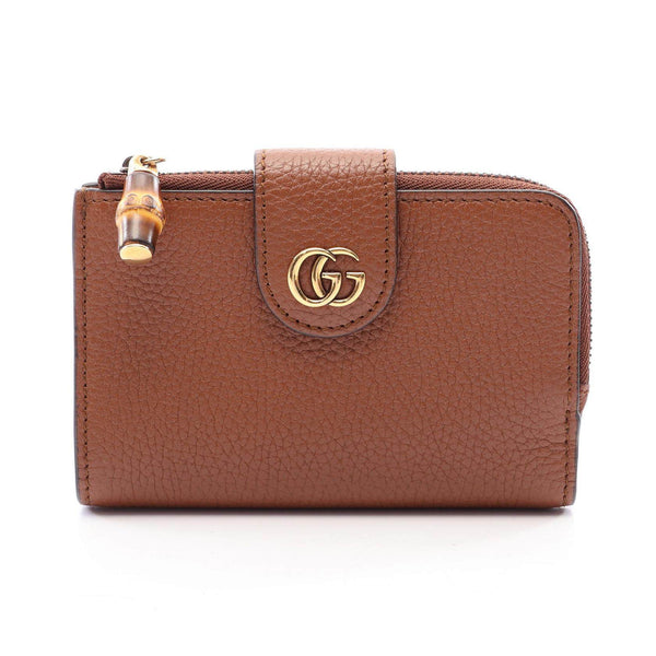 Gucci Bamboo Double G Leather Wallet