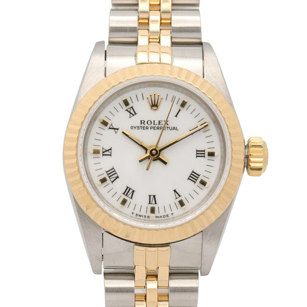 Rolex Oyster Perpetual Au750 Stainless Steel