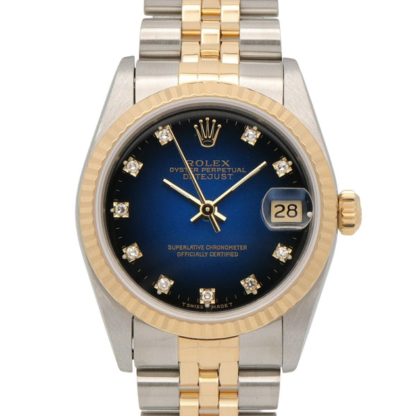 Rolex Datejust Au750 Stainless Steel