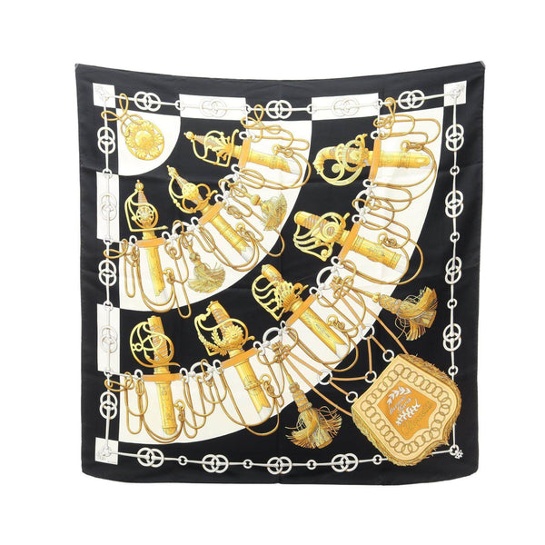 Hermes Carre90 Cliquetis Silk Scarf
