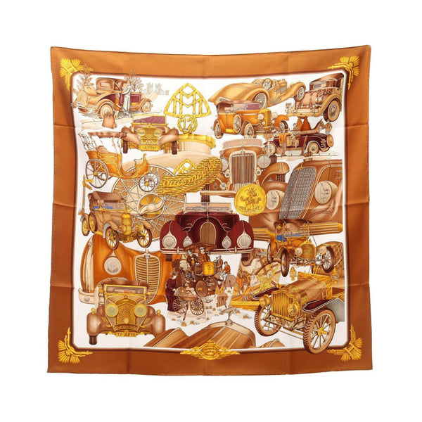 Hermes Carre90 Automobile Silk Scarf