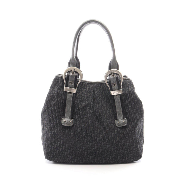 Dior Trotter Canvas Leather Tote Bag