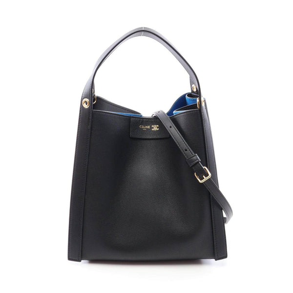 CELINE Small Cube Leather 2way Bag