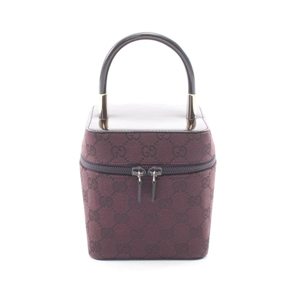 Gucci GG Canvas Patent Leather Handbag