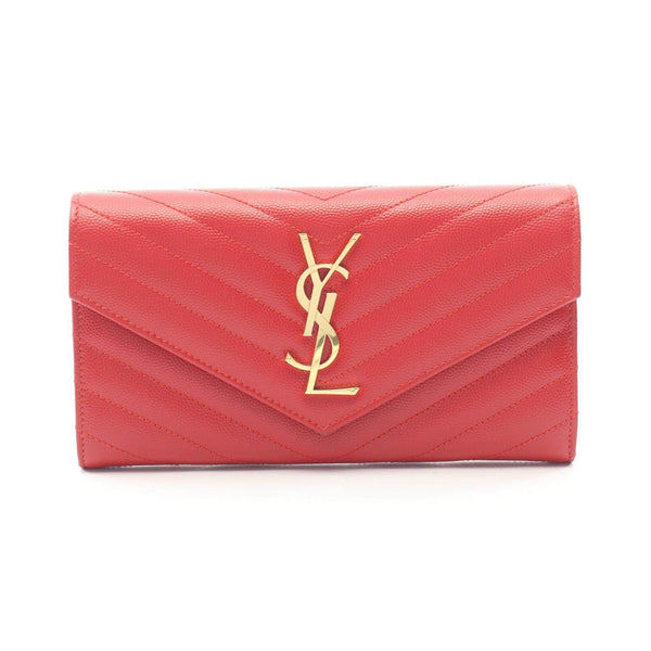 Saint Laurent Paris Monogram Long Wallet