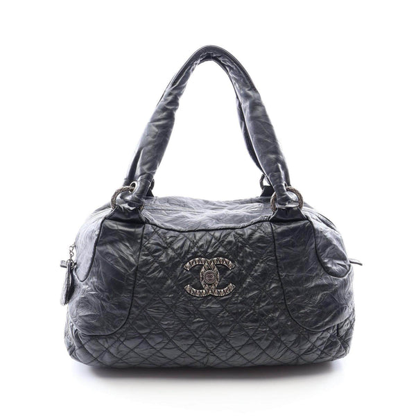 CHANEL Coco Rider Calf Boston Bag