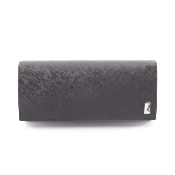 Dunhill PLAIN Leather Long Bifold Wallet