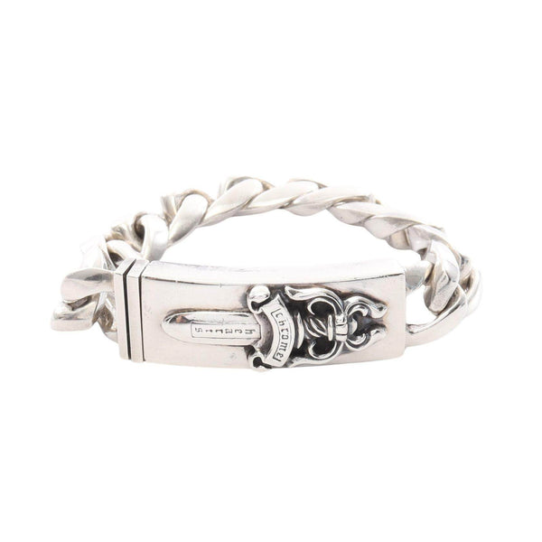 CHROME HEARTS 11LINK ID DAGGER SILVER925 BRACELET