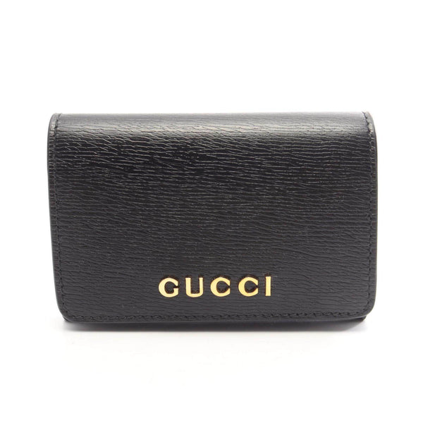 Gucci Script Leather Card Case