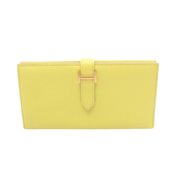 Hermes Bearn Souffle Chevre Long Wallet