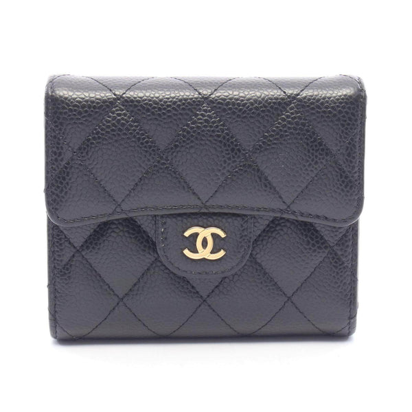 Chanel Classic Small Flap Wallet Grained Calfskin Wallet