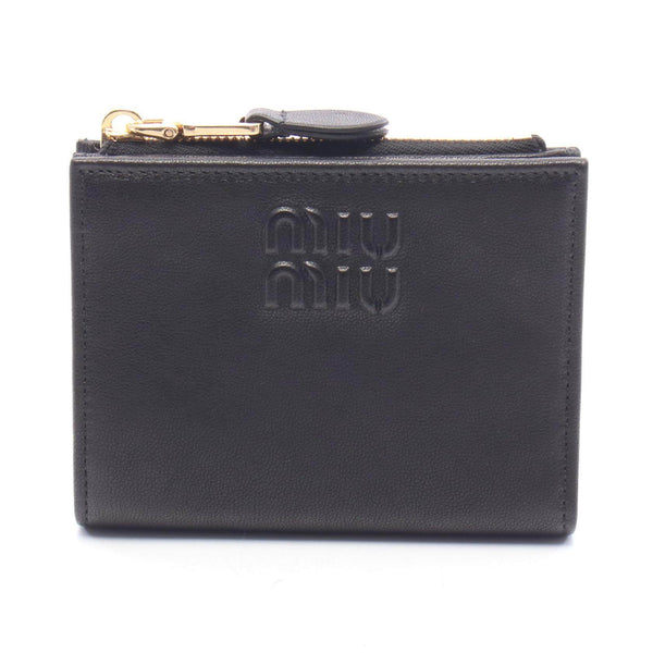 Miu Miu Embossed Logo Leather Wallet