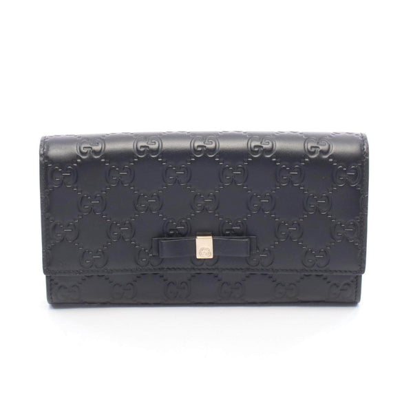 Gucci Guccissima Leather Long Wallet