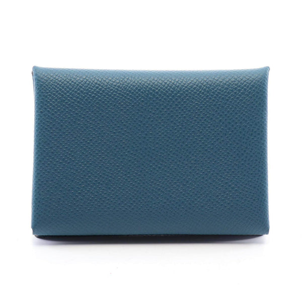 Hermes Calvi Duo Epsom Leather Coin Case