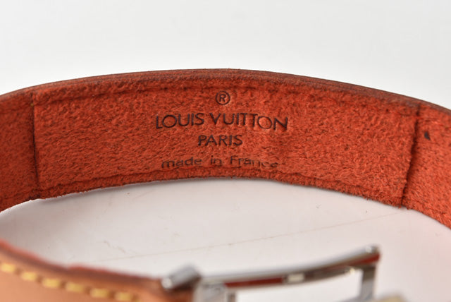 Louis Vuitton Leather Good Luck Bracelet M64448 in Great Condition