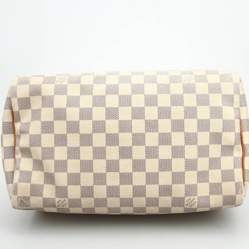 Louis Vuitton Damier Azur Speedy 30 Canvas Handbag in Good Condition