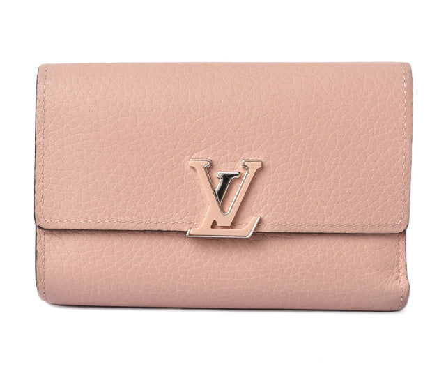 Louis Vuitton Tri-Fold Wallet Portefeuille Capucines Compact M62156