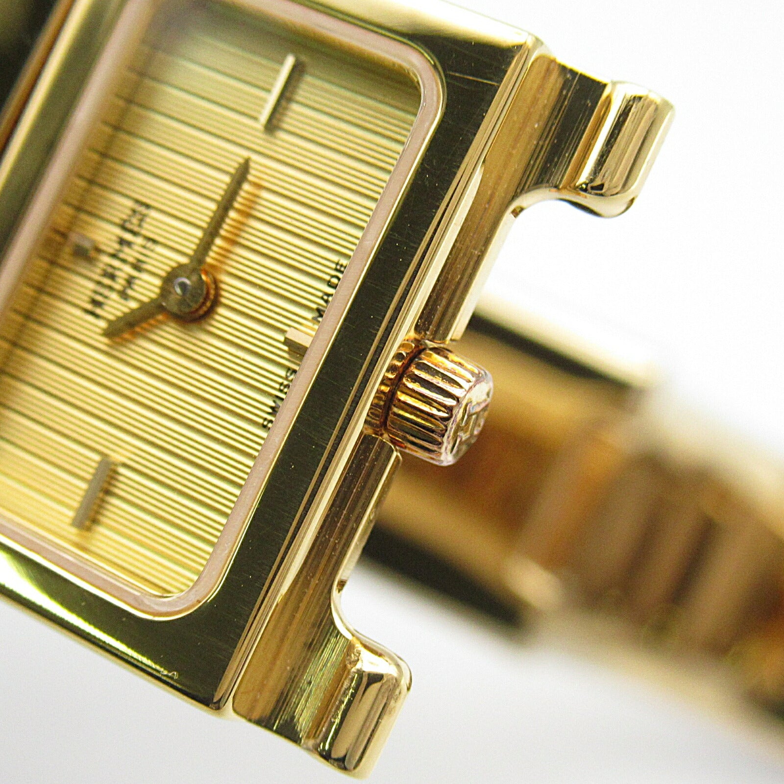 Hermes Gold Plated Quartz Watch LO1.201