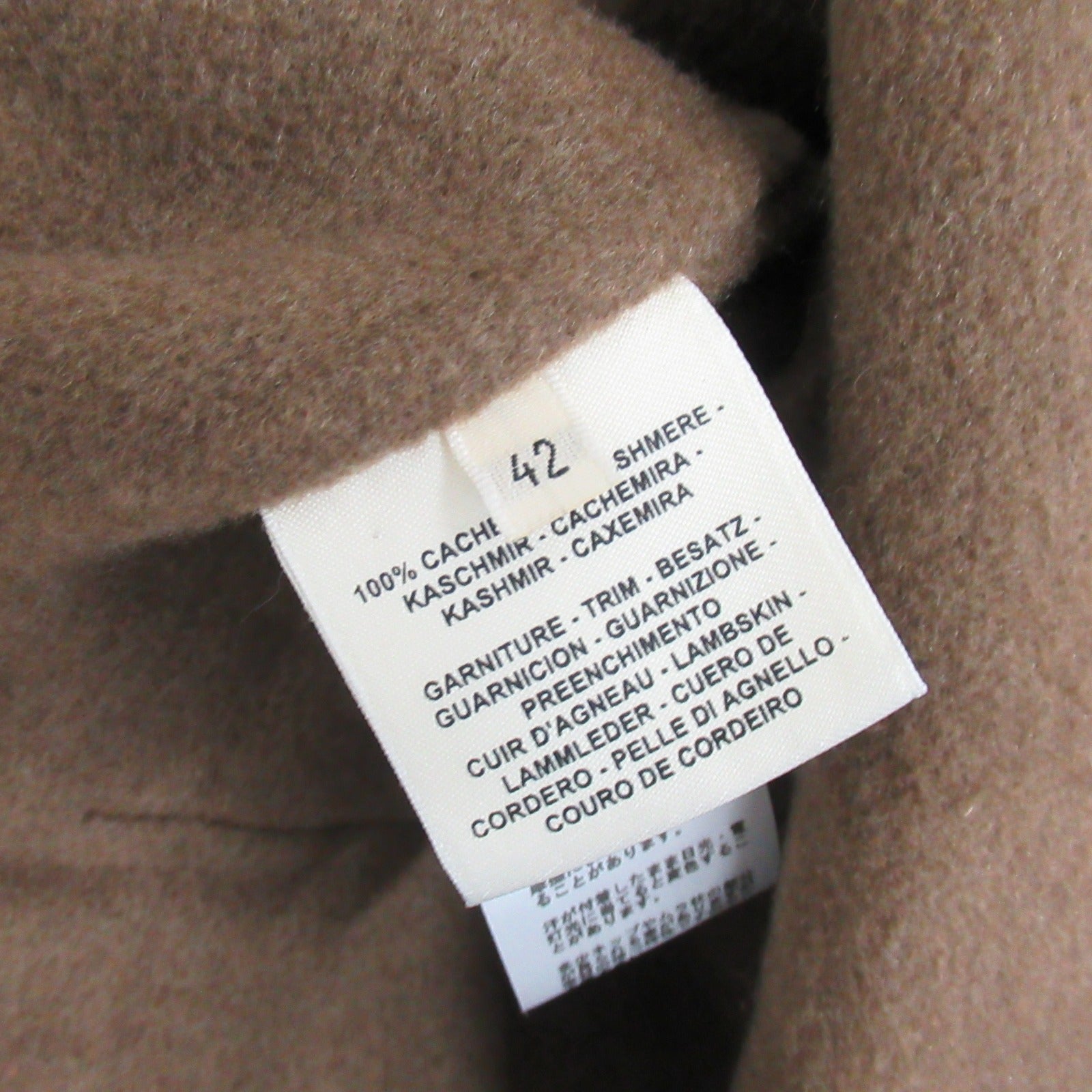 Hermes Cashmere Coat with Stole